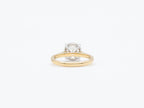Round Natural Diamond Solitaire 14KT Two-Tone Ring 2.32ct R-232