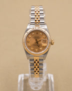 Rolex Datejust Lady Champagne Diamond Dial on Jubilee 69173