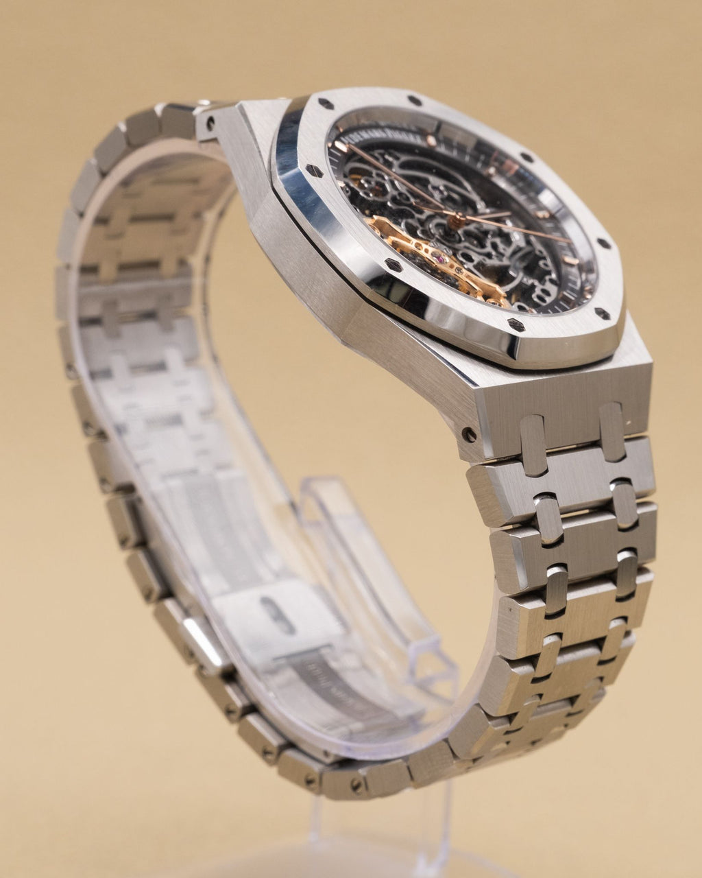 Audemars Piguet Royal Oak Double Balance Wheel Skeleton Dial on Bracelet 15407ST.OO.1220ST.01 Complete 2024