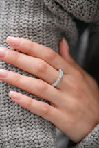 Round Natural Diamond Eternity Band 18KT White Gold 2.68ct R-268RD