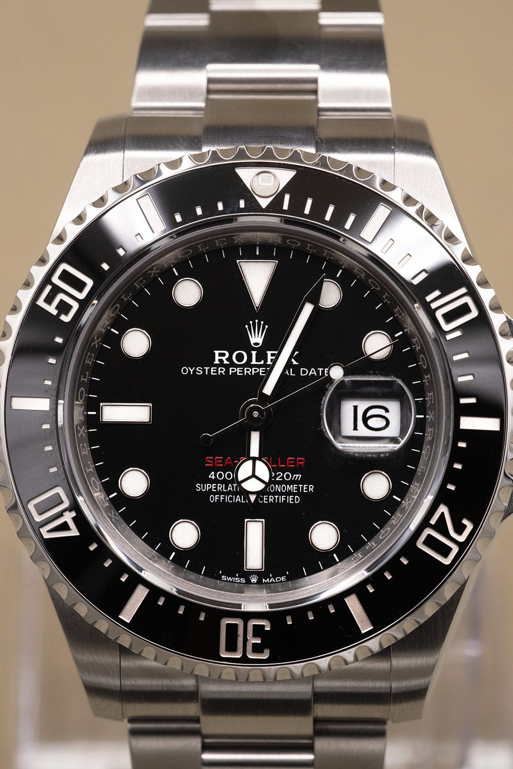 Rolex Sea-Dweller 43 Black Dial on Oyster 126600 Complete 2019