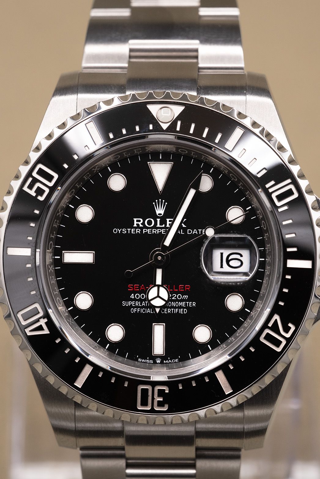 Rolex Sea-Dweller 43 Black Dial on Oyster 126600 Complete 2019