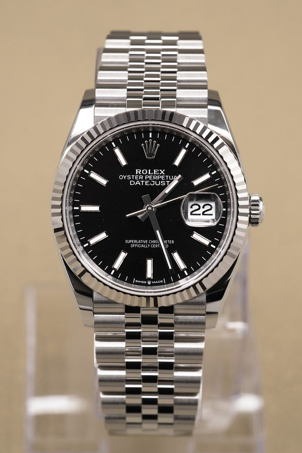 Rolex Datejust 36 Black Index Dial on Jubilee 126234 Complete 2025