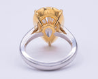 White Gold Engagement Ring 7.29 cts.