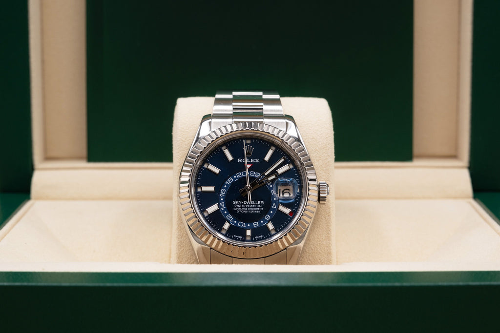 Rolex SkyDweller Blue Dial on Oyster 326934