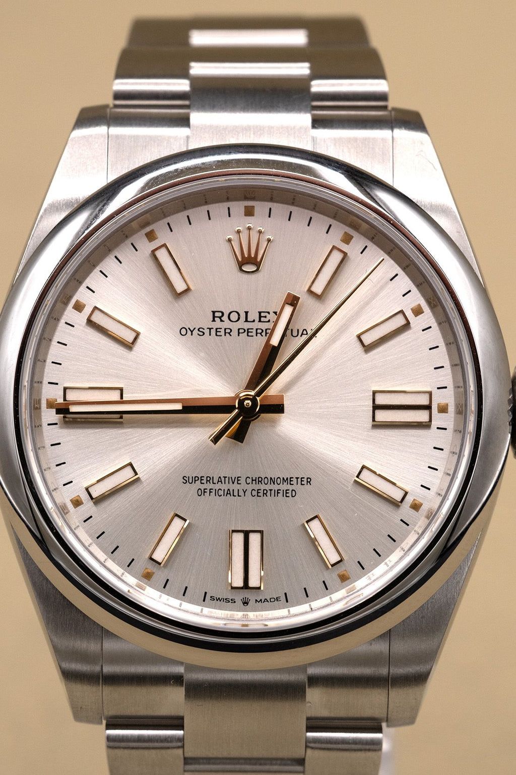 Rolex Oyster Perpetual 41 Silver Dial on Oyster 134300 Complete 2025