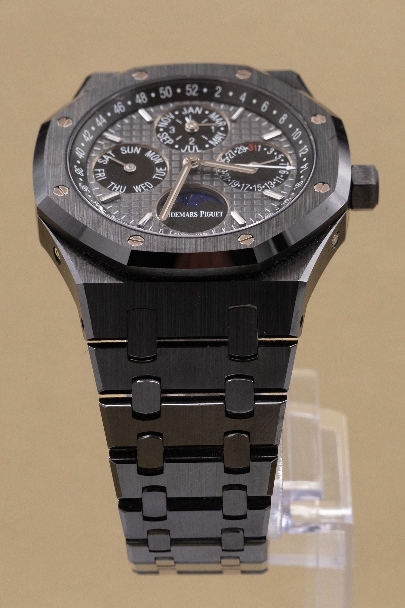 Audemars Piguet Royal Oak Perpetual Calendar Slate Grey Dial on Bracelet 26579CE.OO.1225CE.01 Complete 2017