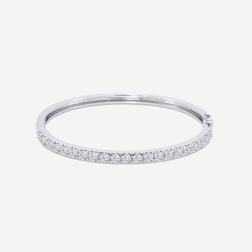 Gold Diamond Bangle and Cuff Bracelet B-300B