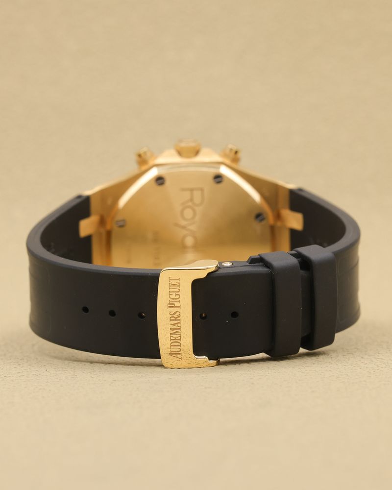 Audemars Piguet Royal Oak Chronograph Silver Dial on Leather Strap 26022BA.OO.D088CR.01
