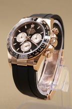 Rolex Daytona Black And Sundust Index Dial on Oysterflex 126515LN Complete 2024