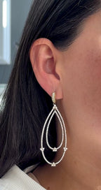 Yellow Gold - Dangles Earrings 6.25 cts.