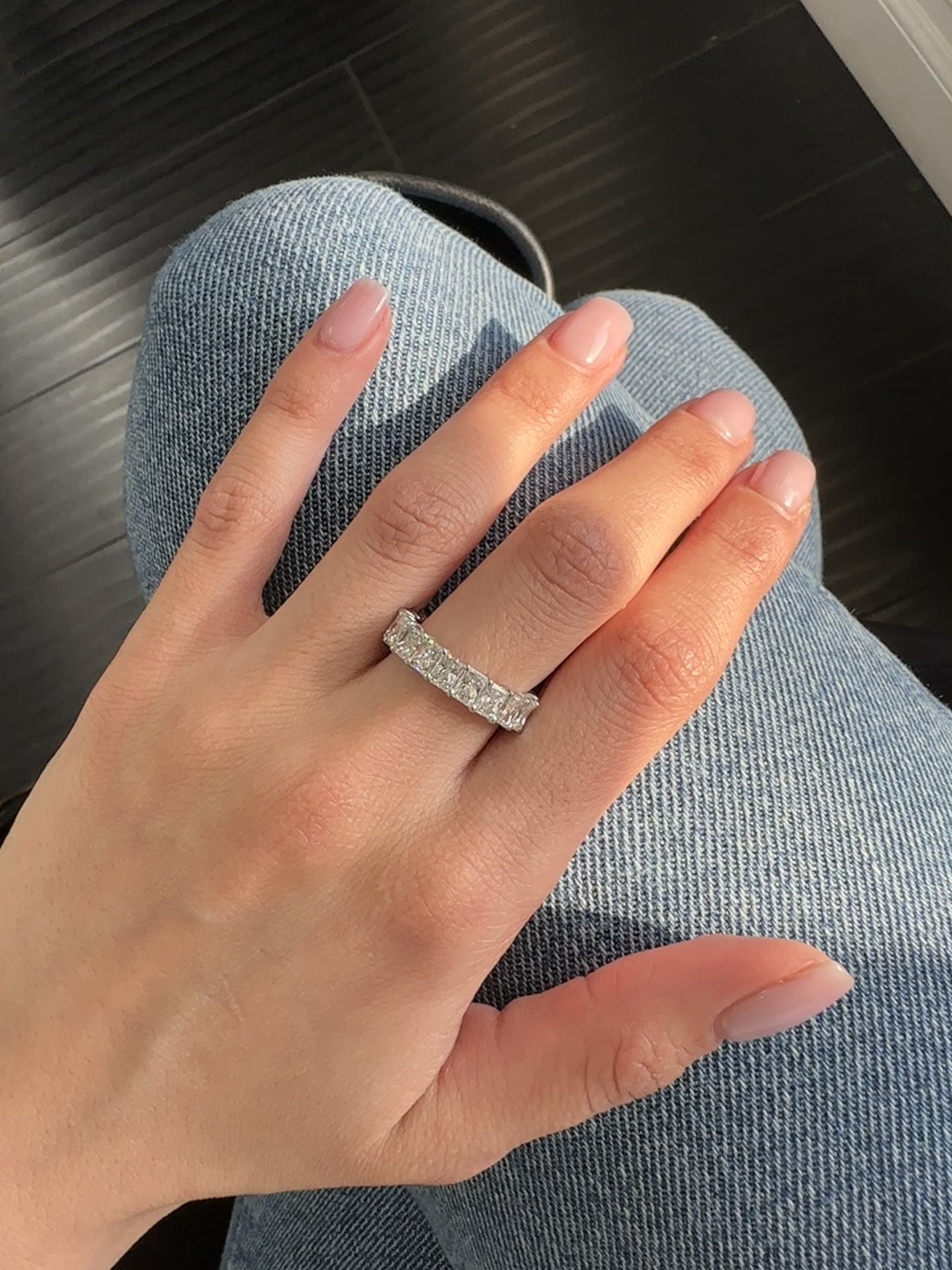 White Gold - Eternity Ring 5.97 cts.