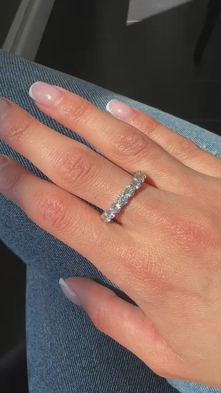 White Gold - Eternity Ring 3.95 cts.