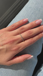 Yellow Gold THIN Eternity Ring 0.55 cts.