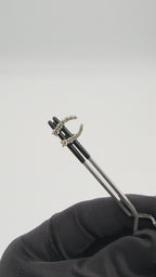 White Gold CLIMBER Climbers Earrings 0.9 cts.