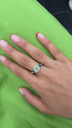 Platinum GIA CERTIFIED Engagement Ring 3.99 cts.