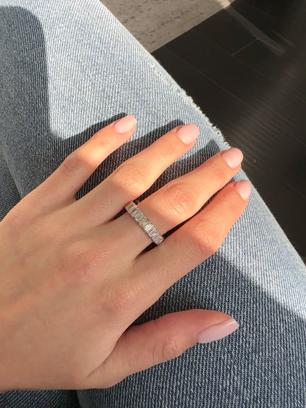 White Gold - Eternity Ring 3.68 cts.