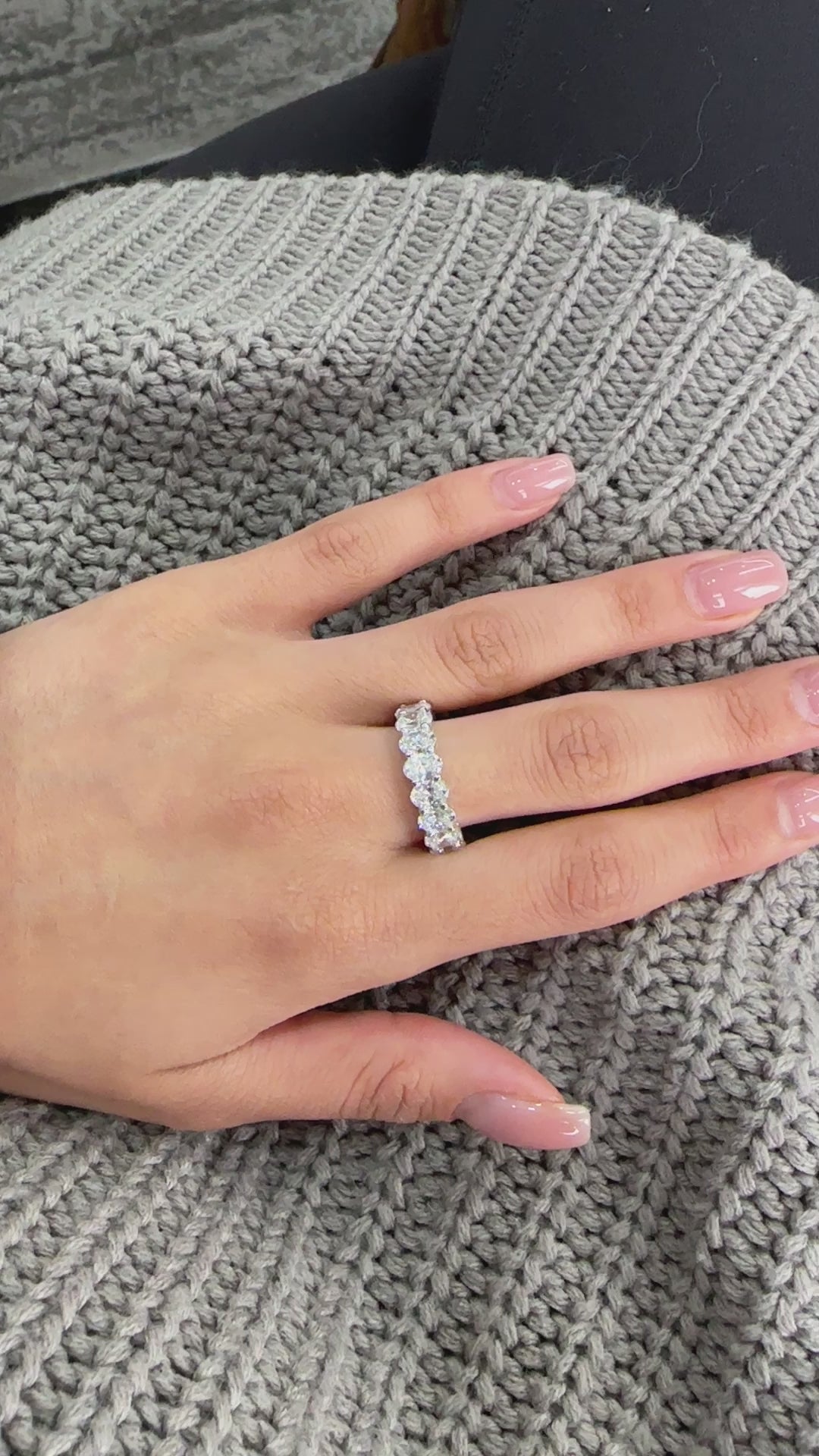 White Gold - Eternity Ring 5.59 cts.