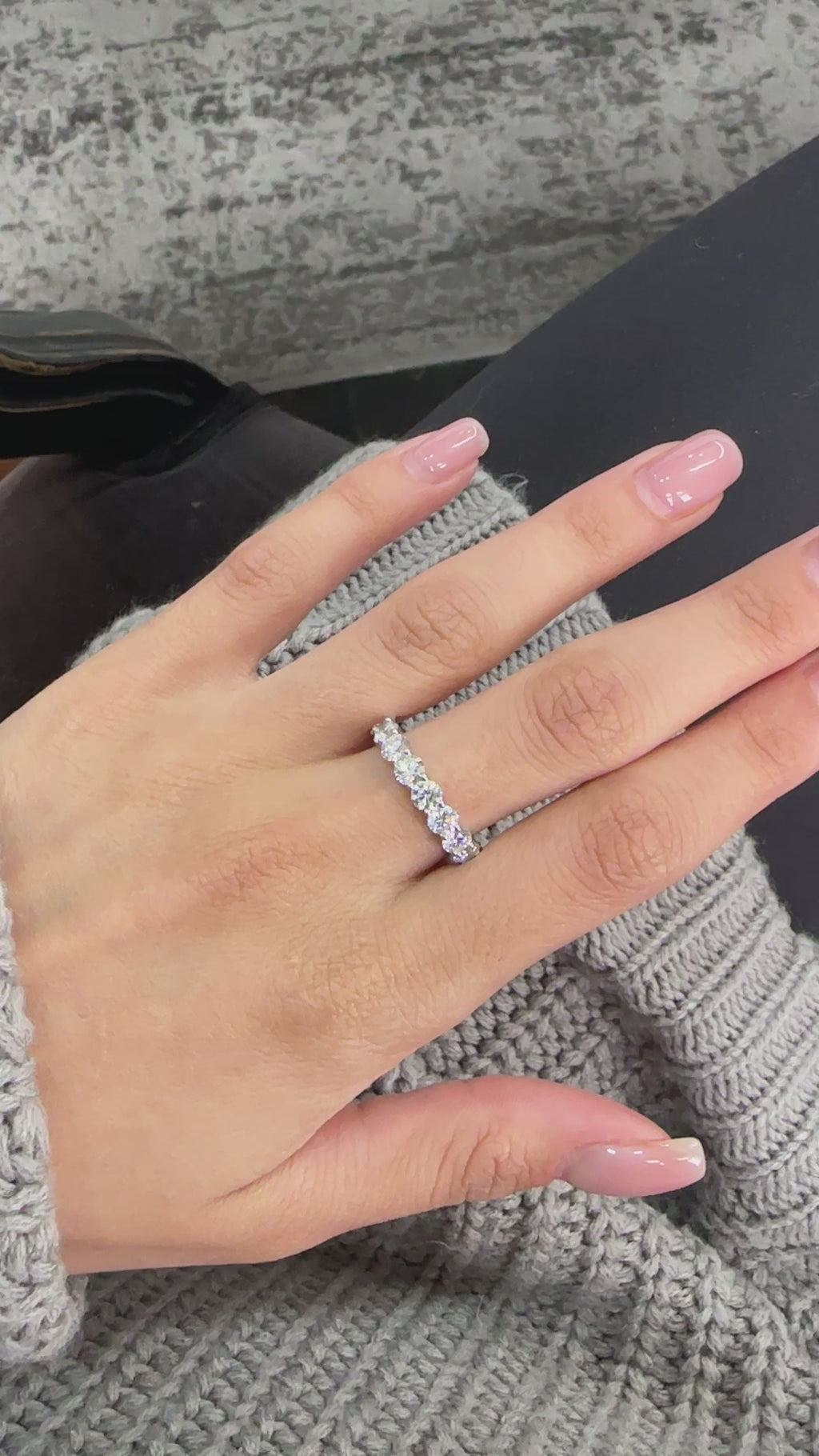 White Gold - Eternity Ring 3.72 cts.