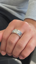 Men's Princess Ring 1.8 cts.