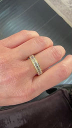 Yellow Gold - Eternity Ring 3.5 cts.