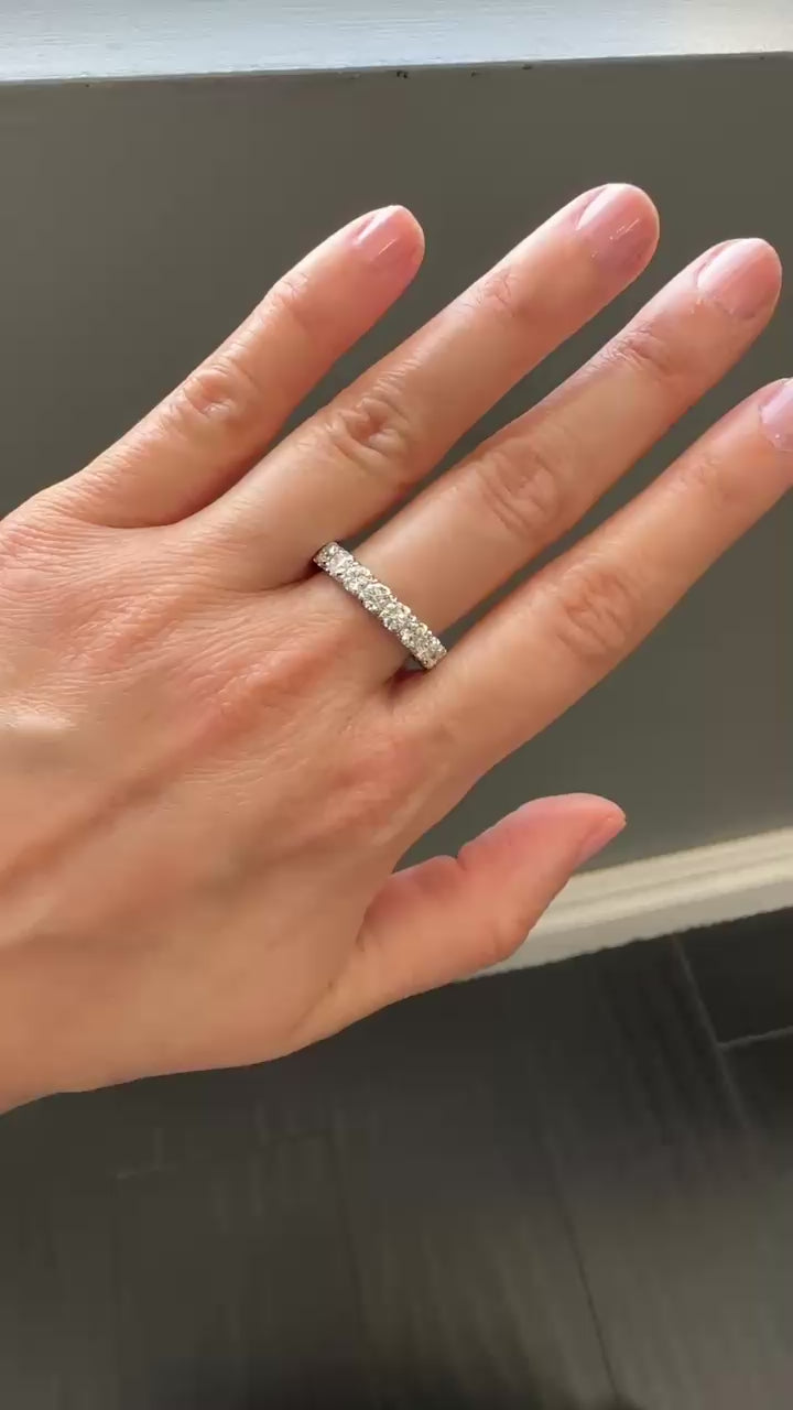 White Gold - Eternity Ring 2.5 cts.