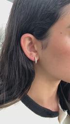 Yellow Gold 1 Huggies 0.66 cts.