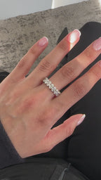 White Gold - Eternity Ring 4.78 cts.