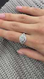 Platinum GIA - RD G SI1 Engagement Ring 2.22 cts.