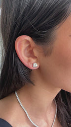 White Gold I I1 - KI1 Studs 2.78 cts.
