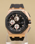 Audemars Piguet Royal Oak OffShore Chronograph Black Dial Dial on Rubber 26400RO.OO.A002CA.01 Complete 2015