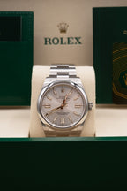 Rolex Oyster Perpetual 41 Silver Dial on Oyster 134300 Complete 2025