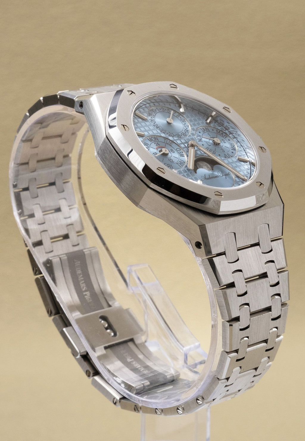 Audemars Piguet 150th Year An. Light Blue Dial on Stainless Steel 26684ST.OO.1356ST.01 with Box