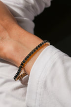 Classic Diamond Tennis Bracelet in 14K Gold, 7.76ct B-7755BLK