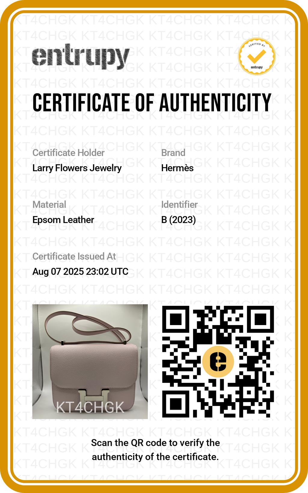 Hermes 2022 Rose Mauve Sylvestre