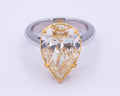 White Gold Engagement Ring 7.29 cts.