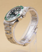Rolex Submariner Hulk Green Dial on Oyster 116610LV Complete 2019