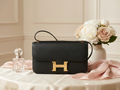 Hermès Constance Elan 2025 Noir Black Epsom Gold Hardware Brand New Full Set