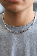 Solid 18K White Gold Link Chain Necklace 7.8g N-78WG