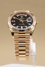 Rolex Day-Date 40 Onyx Dial on President 228238 Complete 2026