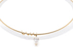 14K Yellow Gold Pear Lab Diamond Solitaire Pendant 10.6ct N-221PS