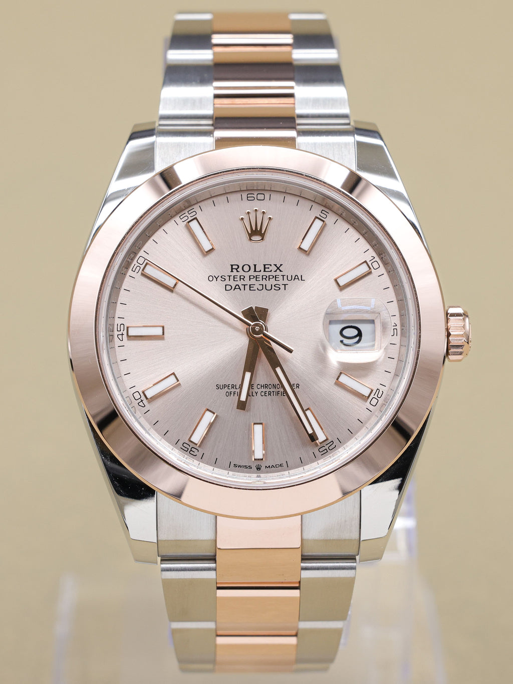 Rolex Datejust 41 Sundust Index Dial on Oyster 126301 Complete 2024