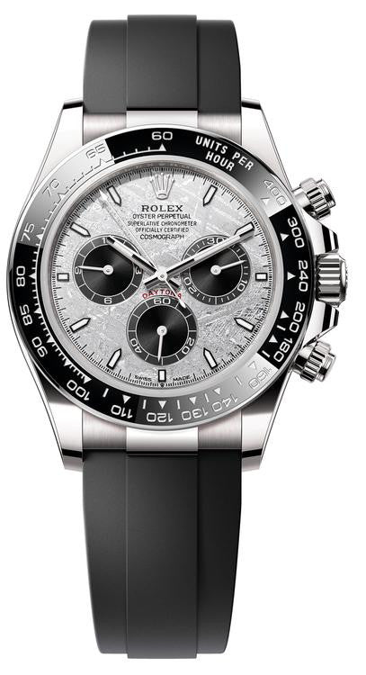 Rolex Daytona Meteorite and black Dial on Oysterflex 126519LN Card 2025