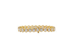 Elegant Hexagonal Link Tennis Bracelet, 13.00ct B-HEXB