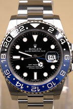 Rolex GMT-Master II 'Batman' Black Dial on Oyster 116710BLNR Complete 2014
