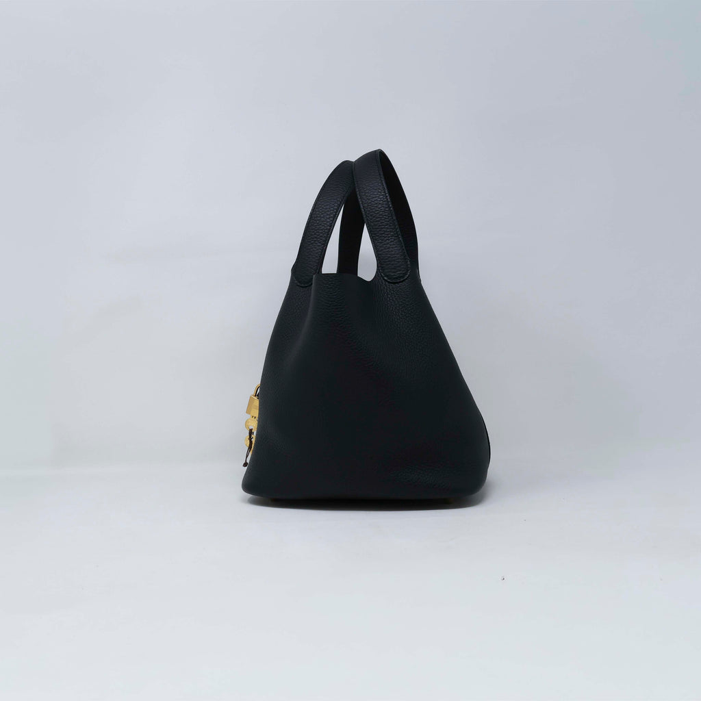 Hermes Black Taurillon Clemence Pitcotin