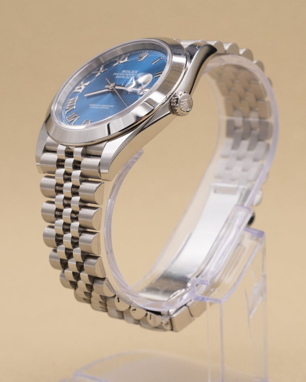 Rolex Datejust 41 Blue Roman Dial on Jubilee 126300 Complete 2026