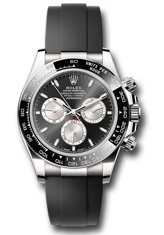 Rolex Daytona Black And Steel Index Dial on Oysterflex 126519LN 2023