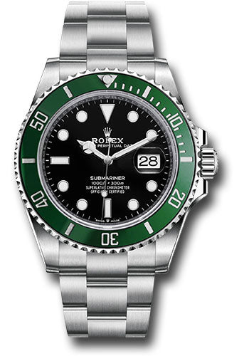Rolex Submariner Black Dial on Oyster 126610LV Complete 2020