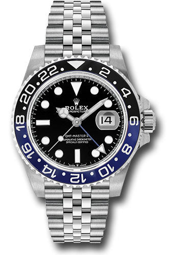 Rolex GMT-Master II Batgirl Black Dial on Jubilee 126710BLNR Complete 2020